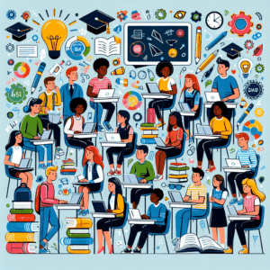 Synonymer Konkurranse – Hvilken er den nærmeste betydningen? – AI Quiz Theme Image